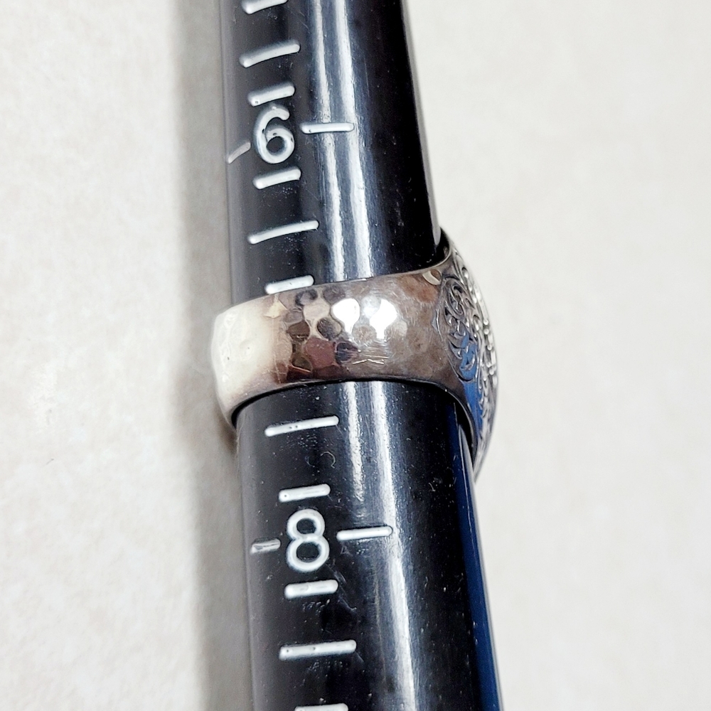 LOIS HILL STERLING SILVER MARQUIS SHAPED RING - Picture 10 of 10